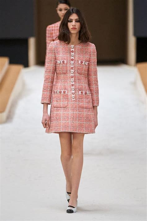 chanel pink dress 2022|chanel models 2022.